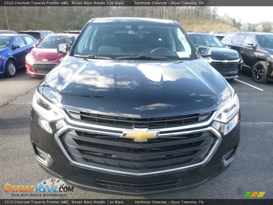 2019 Chevrolet Traverse Premier AWD Mosaic Black Metallic / Jet Black Photo #7