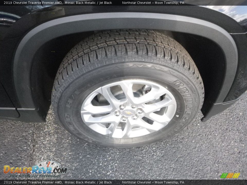 2019 Chevrolet Traverse Premier AWD Mosaic Black Metallic / Jet Black Photo #8