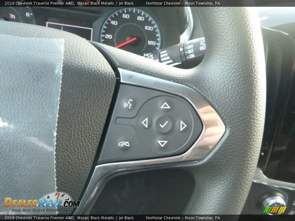 2019 Chevrolet Traverse Premier AWD Mosaic Black Metallic / Jet Black Photo #19