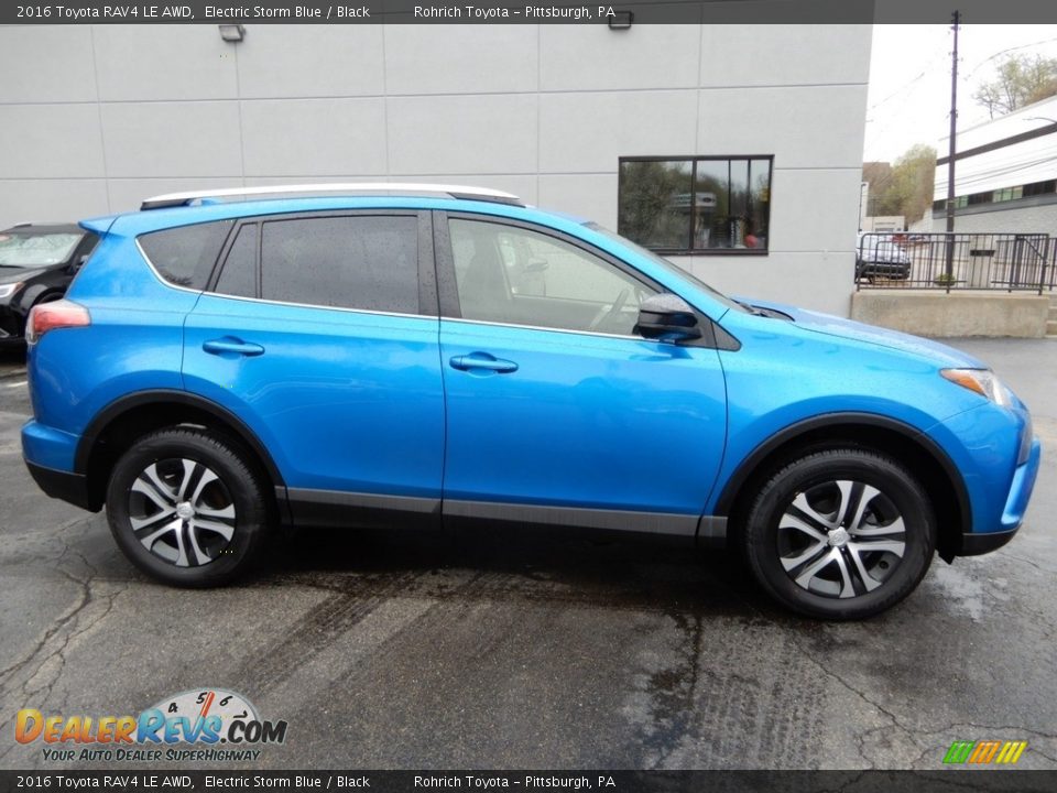 2016 Toyota RAV4 LE AWD Electric Storm Blue / Black Photo #2