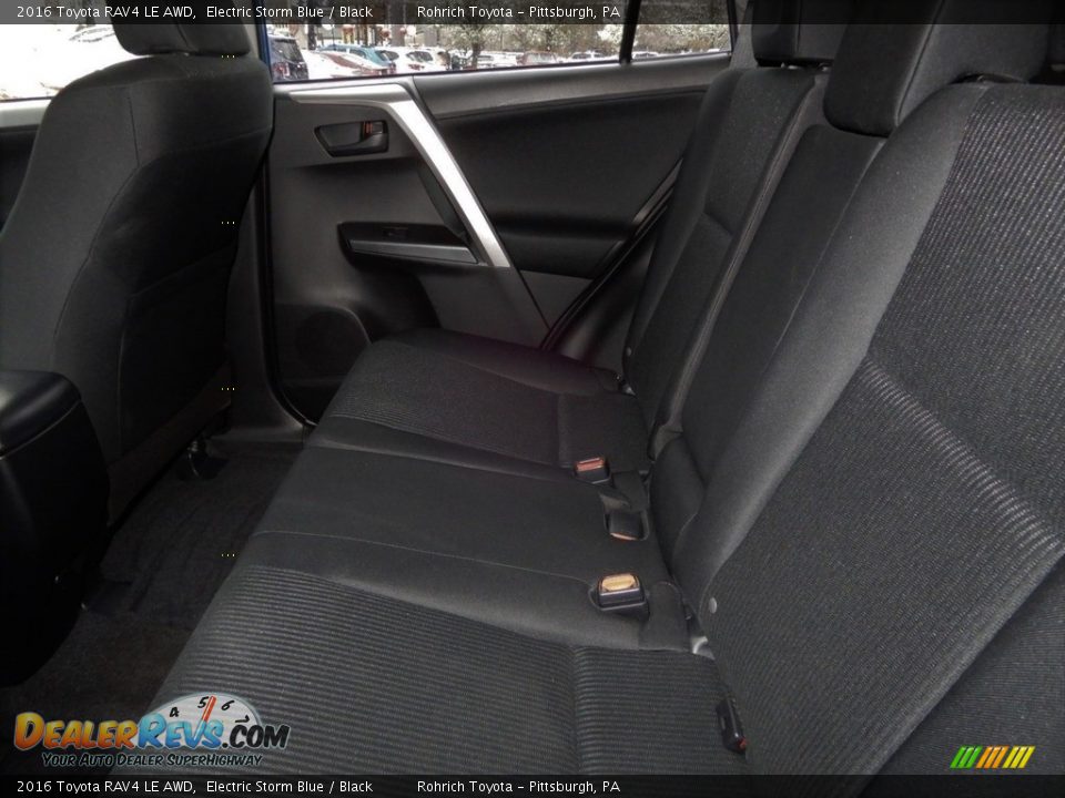 2016 Toyota RAV4 LE AWD Electric Storm Blue / Black Photo #7