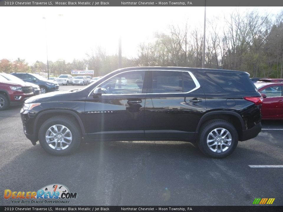2019 Chevrolet Traverse LS Mosaic Black Metallic / Jet Black Photo #2