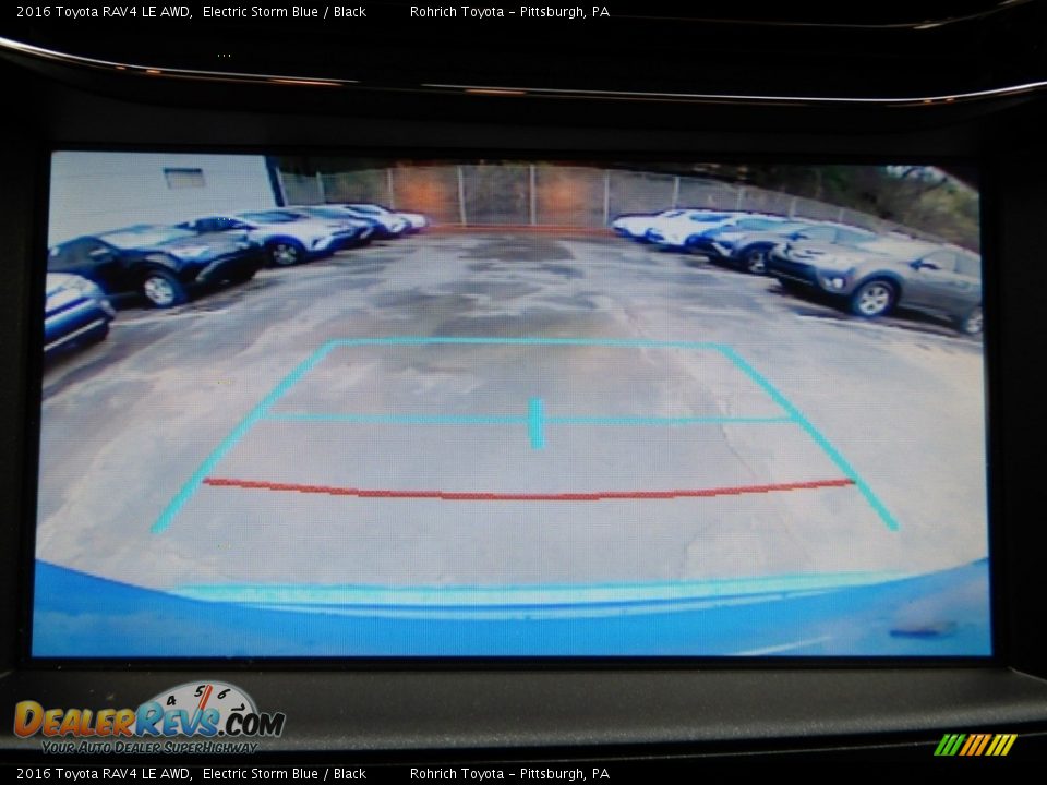 2016 Toyota RAV4 LE AWD Electric Storm Blue / Black Photo #9