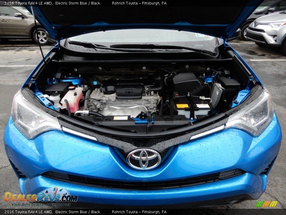 2016 Toyota RAV4 LE AWD Electric Storm Blue / Black Photo #11