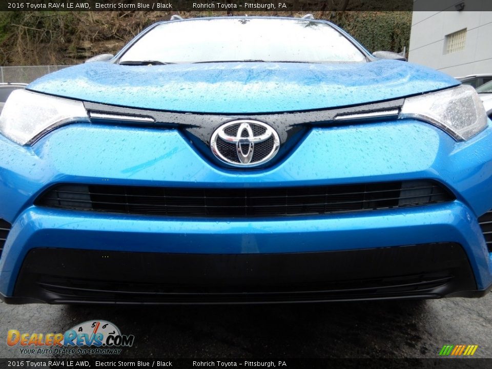 2016 Toyota RAV4 LE AWD Electric Storm Blue / Black Photo #13