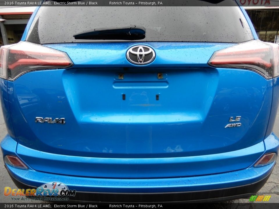 2016 Toyota RAV4 LE AWD Electric Storm Blue / Black Photo #16