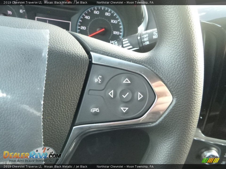 2019 Chevrolet Traverse LS Mosaic Black Metallic / Jet Black Photo #19