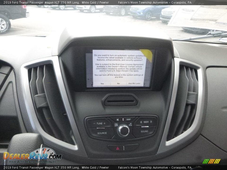 2019 Ford Transit Passenger Wagon XLT 350 MR Long White Gold / Pewter Photo #12