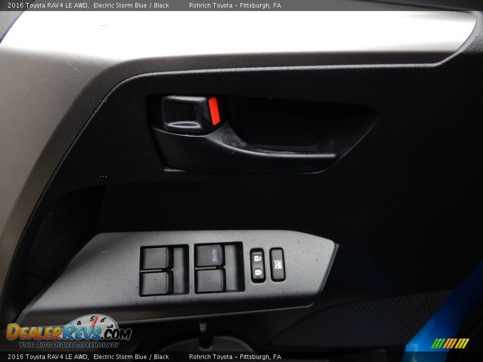 2016 Toyota RAV4 LE AWD Electric Storm Blue / Black Photo #19