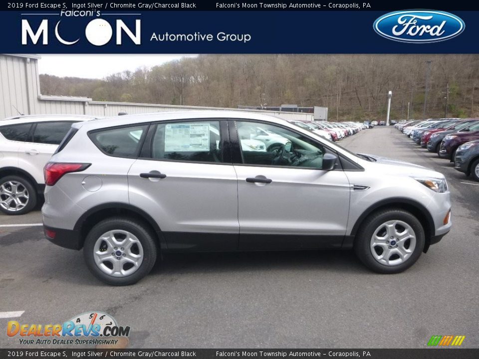 2019 Ford Escape S Ingot Silver / Chromite Gray/Charcoal Black Photo #1