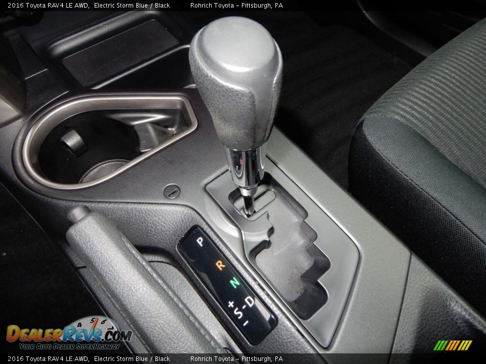 2016 Toyota RAV4 LE AWD Electric Storm Blue / Black Photo #21