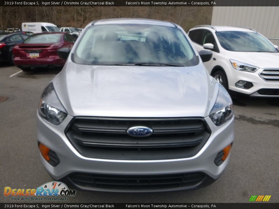 2019 Ford Escape S Ingot Silver / Chromite Gray/Charcoal Black Photo #4