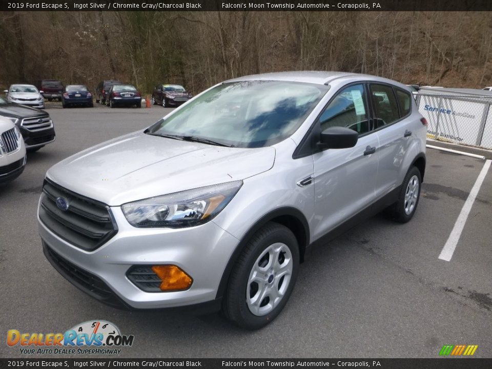 2019 Ford Escape S Ingot Silver / Chromite Gray/Charcoal Black Photo #5