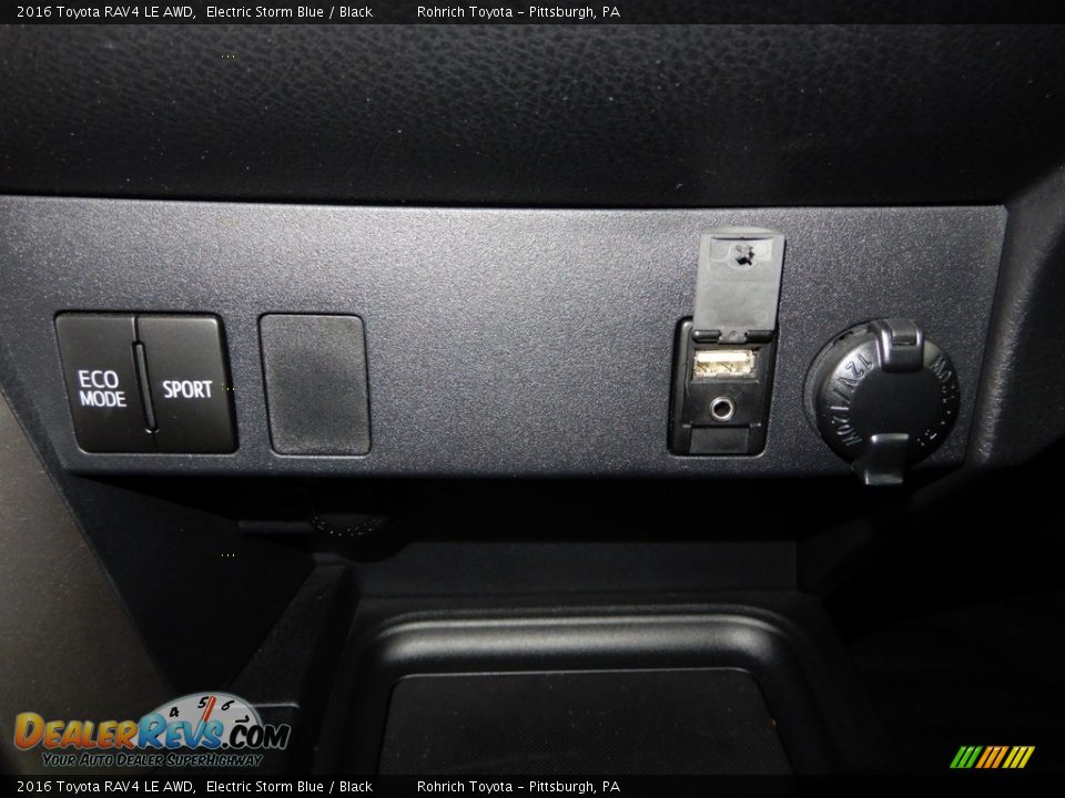2016 Toyota RAV4 LE AWD Electric Storm Blue / Black Photo #23