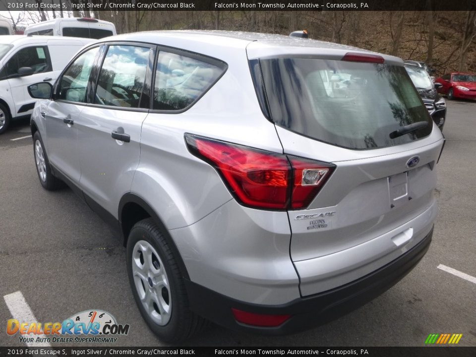 2019 Ford Escape S Ingot Silver / Chromite Gray/Charcoal Black Photo #6
