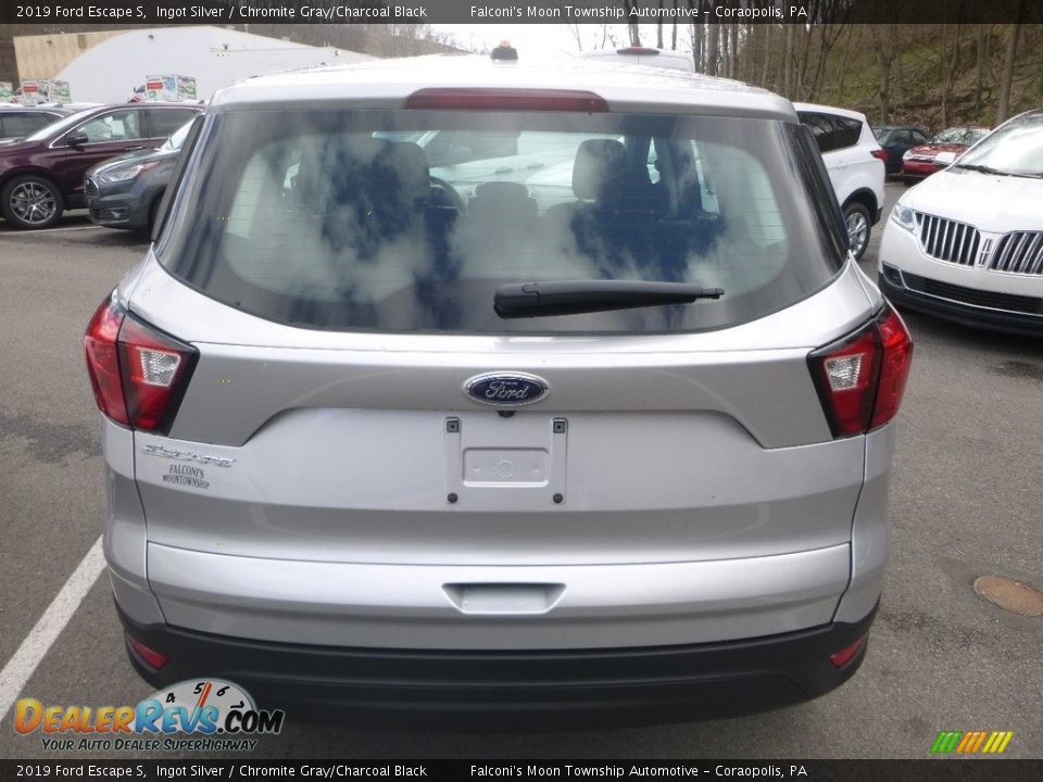 2019 Ford Escape S Ingot Silver / Chromite Gray/Charcoal Black Photo #7