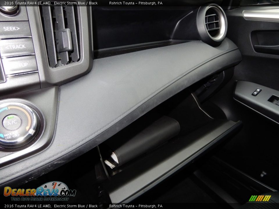 2016 Toyota RAV4 LE AWD Electric Storm Blue / Black Photo #25