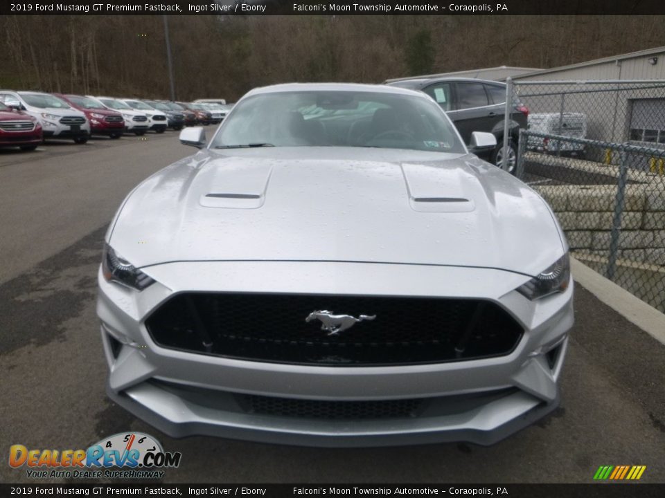 2019 Ford Mustang GT Premium Fastback Ingot Silver / Ebony Photo #4