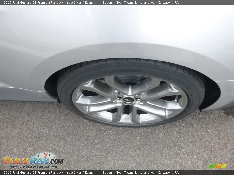 2019 Ford Mustang GT Premium Fastback Ingot Silver / Ebony Photo #7