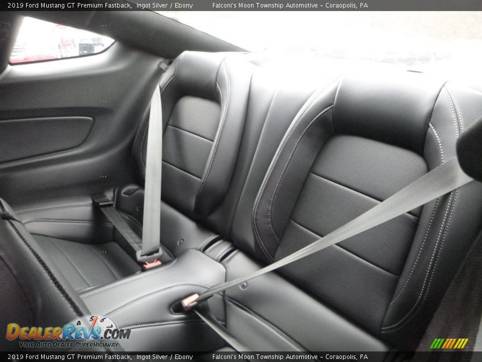 Rear Seat of 2019 Ford Mustang GT Premium Fastback Photo #10
