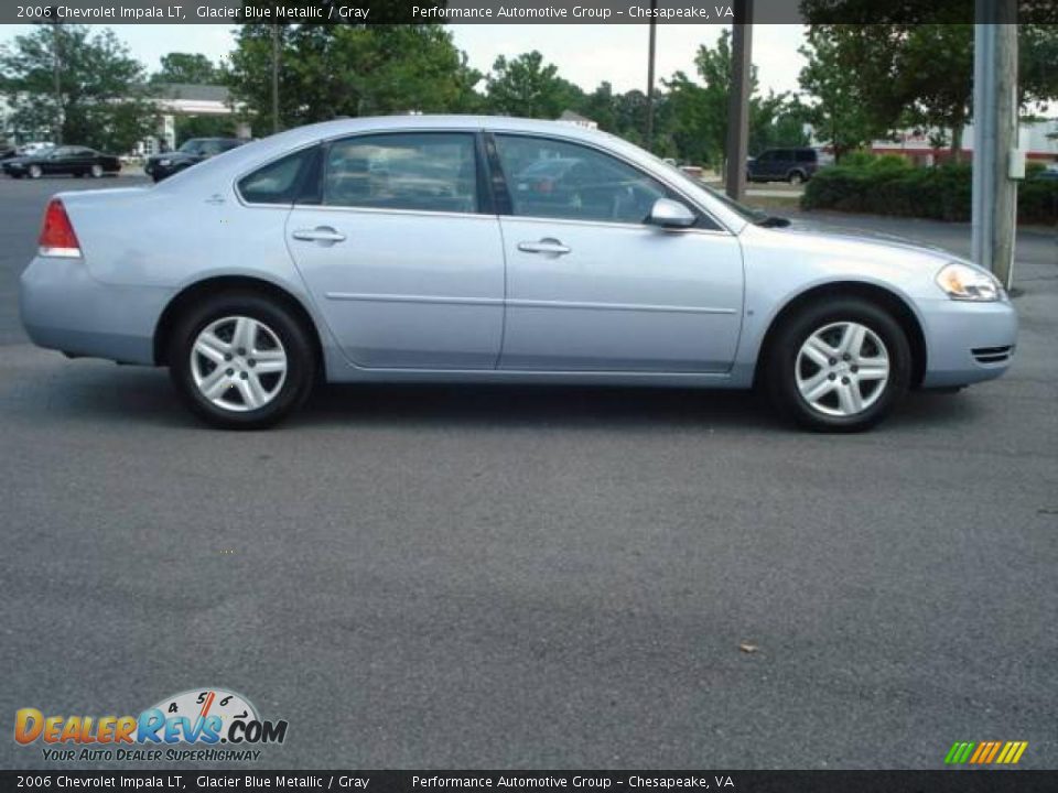 2006 Chevrolet Impala LT Glacier Blue Metallic / Gray Photo #4