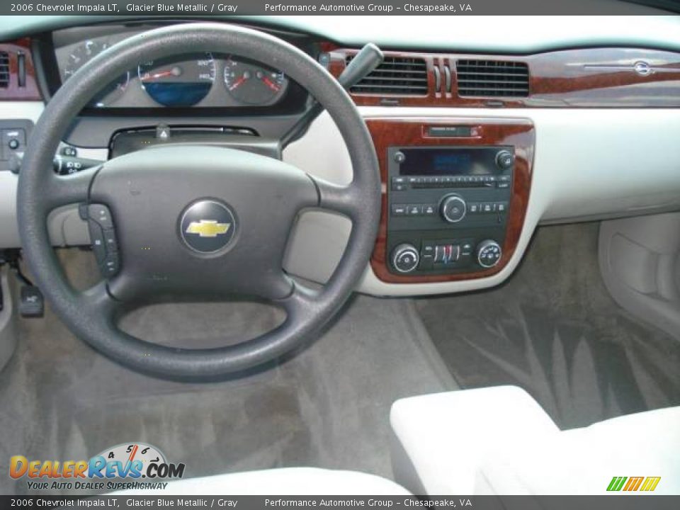 2006 Chevrolet Impala LT Glacier Blue Metallic / Gray Photo #8