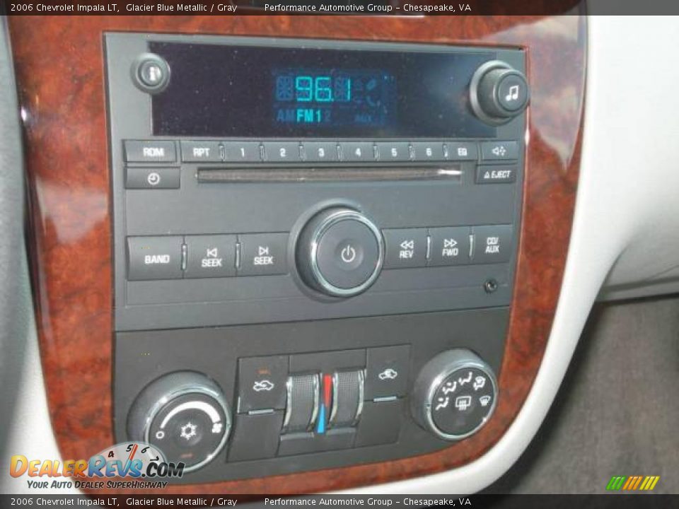 2006 Chevrolet Impala LT Glacier Blue Metallic / Gray Photo #9