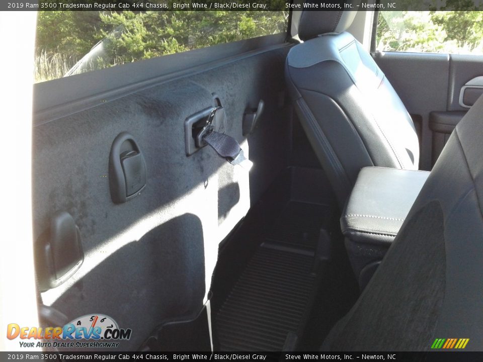 2019 Ram 3500 Tradesman Regular Cab 4x4 Chassis Bright White / Black/Diesel Gray Photo #12
