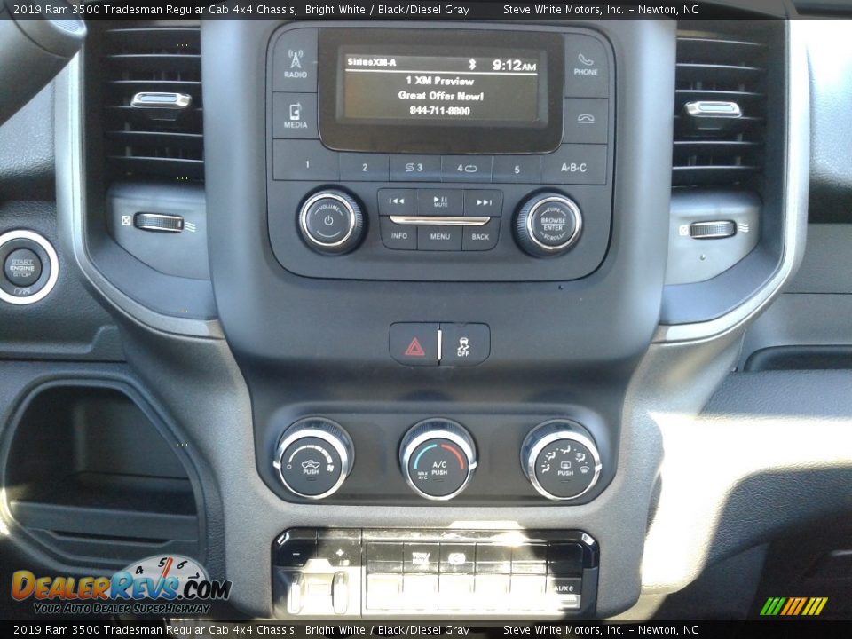 2019 Ram 3500 Tradesman Regular Cab 4x4 Chassis Bright White / Black/Diesel Gray Photo #17