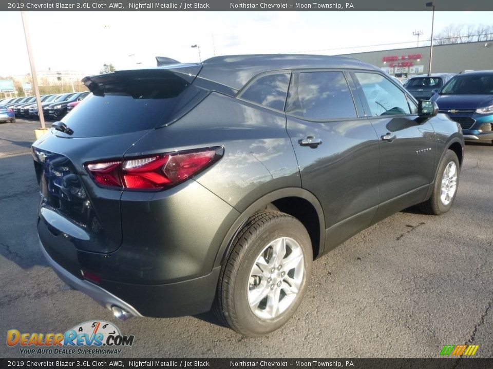 2019 Chevrolet Blazer 3.6L Cloth AWD Nightfall Metallic / Jet Black Photo #4