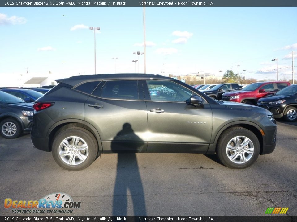 2019 Chevrolet Blazer 3.6L Cloth AWD Nightfall Metallic / Jet Black Photo #5