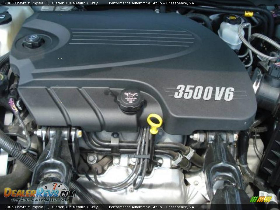 2006 Chevrolet Impala LT Glacier Blue Metallic / Gray Photo #12