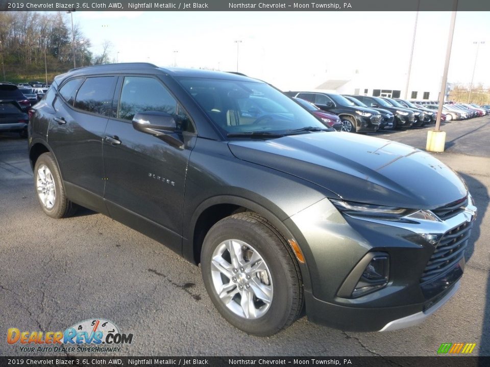 2019 Chevrolet Blazer 3.6L Cloth AWD Nightfall Metallic / Jet Black Photo #6