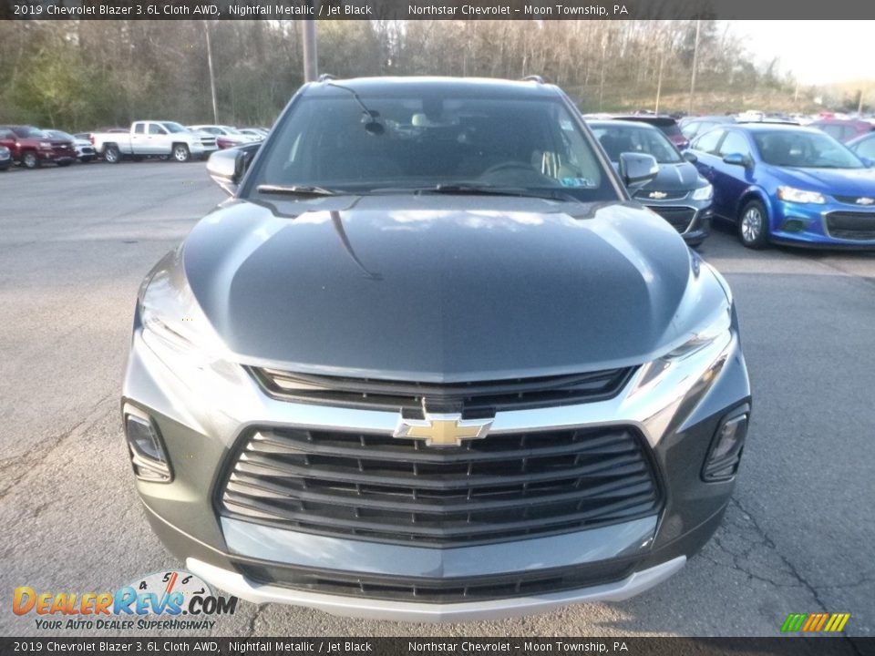 2019 Chevrolet Blazer 3.6L Cloth AWD Nightfall Metallic / Jet Black Photo #7