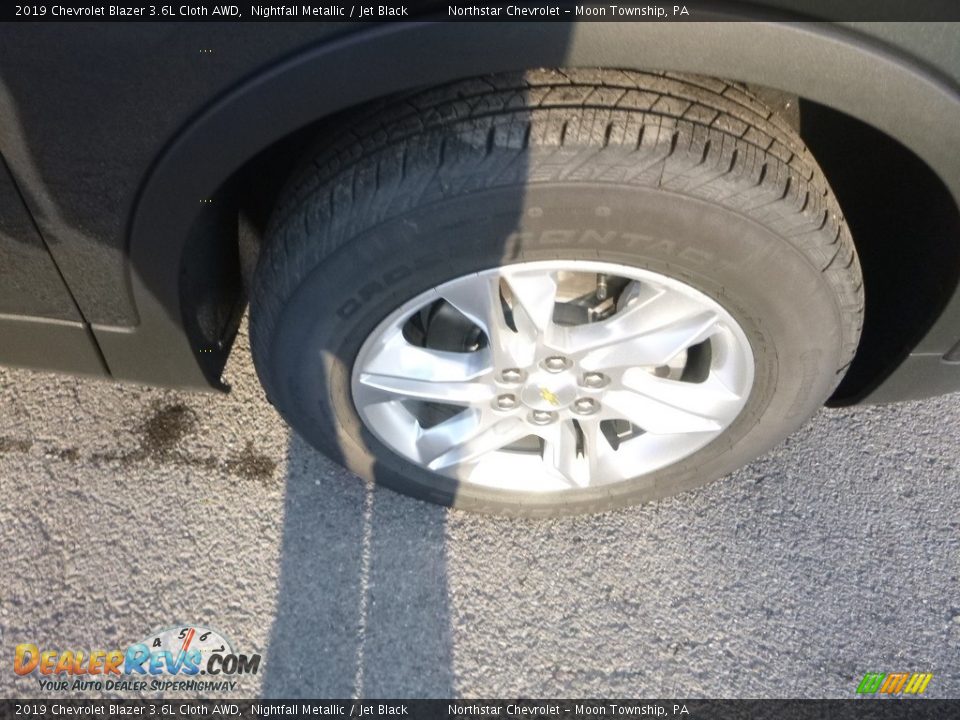 2019 Chevrolet Blazer 3.6L Cloth AWD Nightfall Metallic / Jet Black Photo #8