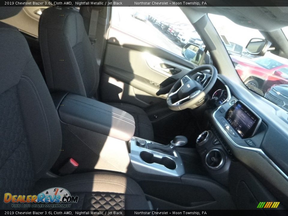 2019 Chevrolet Blazer 3.6L Cloth AWD Nightfall Metallic / Jet Black Photo #10
