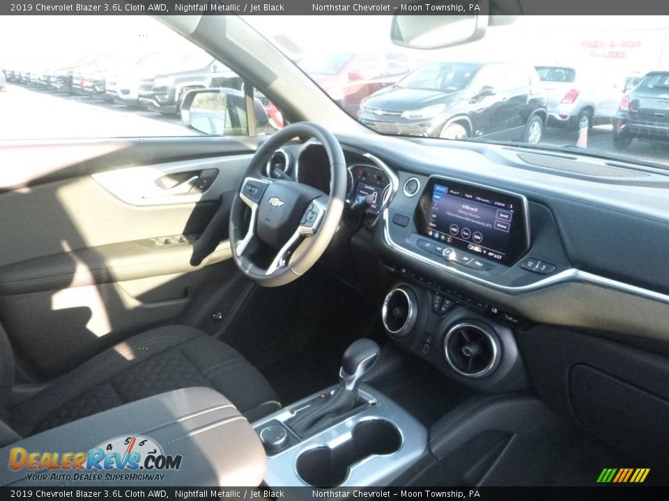 2019 Chevrolet Blazer 3.6L Cloth AWD Nightfall Metallic / Jet Black Photo #11