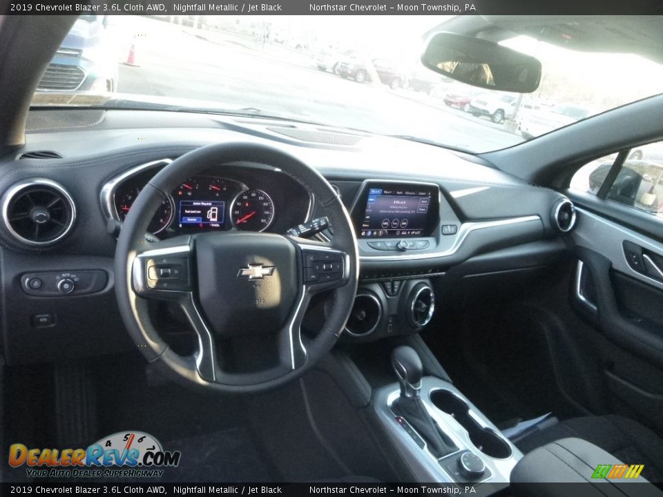 2019 Chevrolet Blazer 3.6L Cloth AWD Nightfall Metallic / Jet Black Photo #13