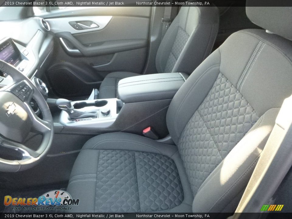 2019 Chevrolet Blazer 3.6L Cloth AWD Nightfall Metallic / Jet Black Photo #14