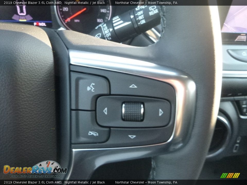 2019 Chevrolet Blazer 3.6L Cloth AWD Nightfall Metallic / Jet Black Photo #18