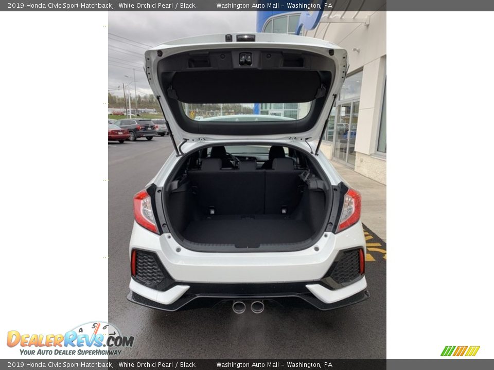 2019 Honda Civic Sport Hatchback White Orchid Pearl / Black Photo #20