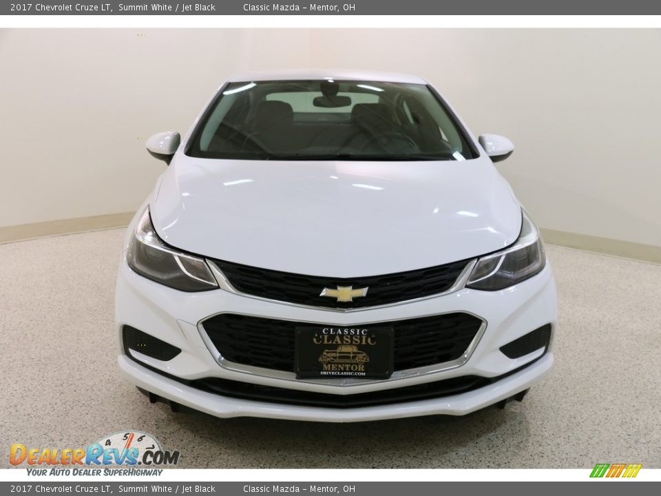2017 Chevrolet Cruze LT Summit White / Jet Black Photo #2