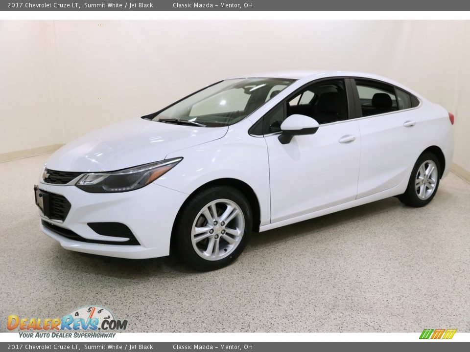 2017 Chevrolet Cruze LT Summit White / Jet Black Photo #3