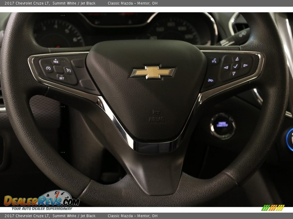 2017 Chevrolet Cruze LT Summit White / Jet Black Photo #7