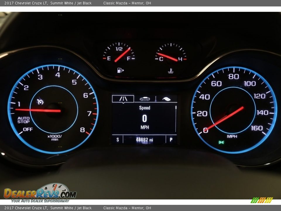 2017 Chevrolet Cruze LT Summit White / Jet Black Photo #8