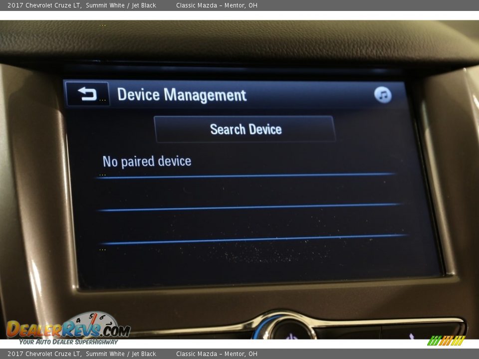 2017 Chevrolet Cruze LT Summit White / Jet Black Photo #12