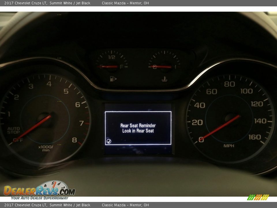 2017 Chevrolet Cruze LT Summit White / Jet Black Photo #24