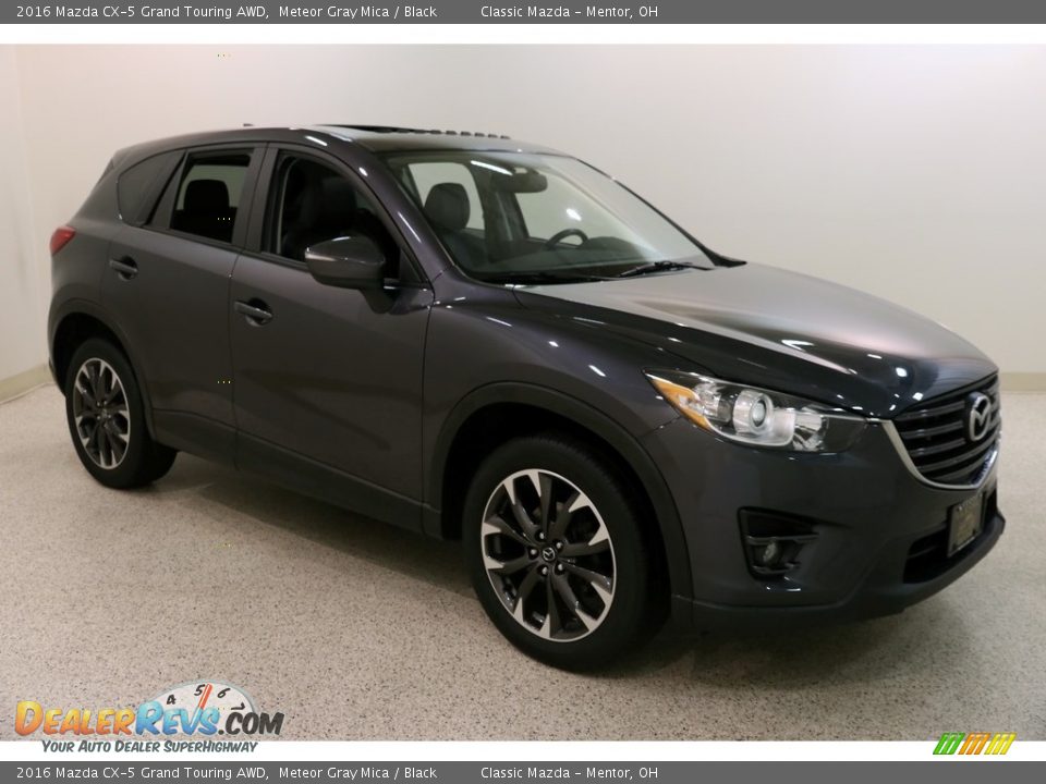 2016 Mazda CX-5 Grand Touring AWD Meteor Gray Mica / Black Photo #1