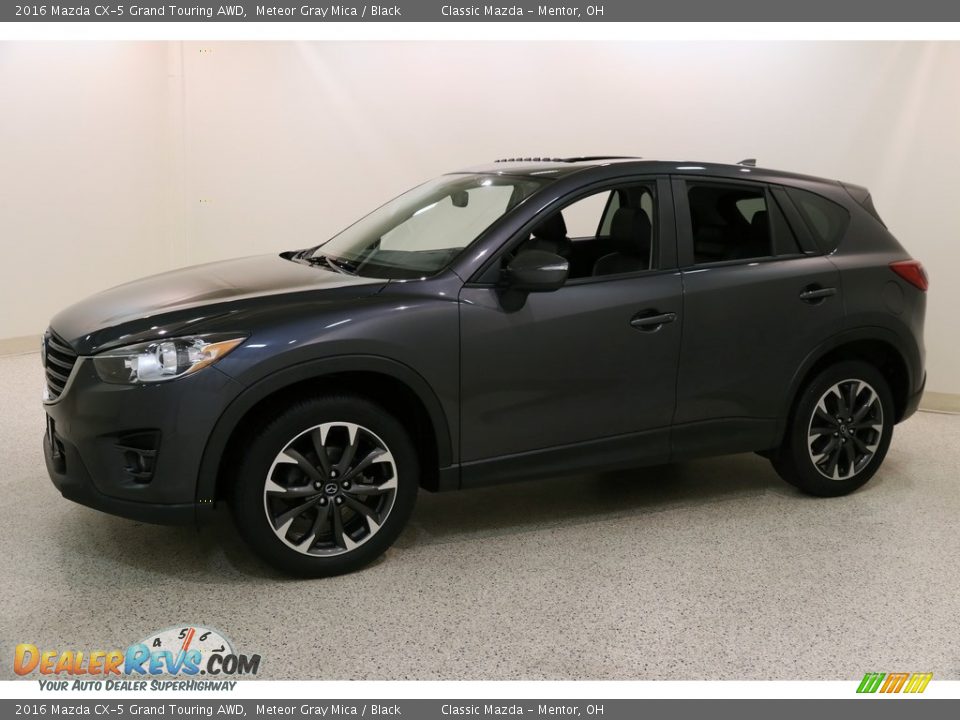 2016 Mazda CX-5 Grand Touring AWD Meteor Gray Mica / Black Photo #3