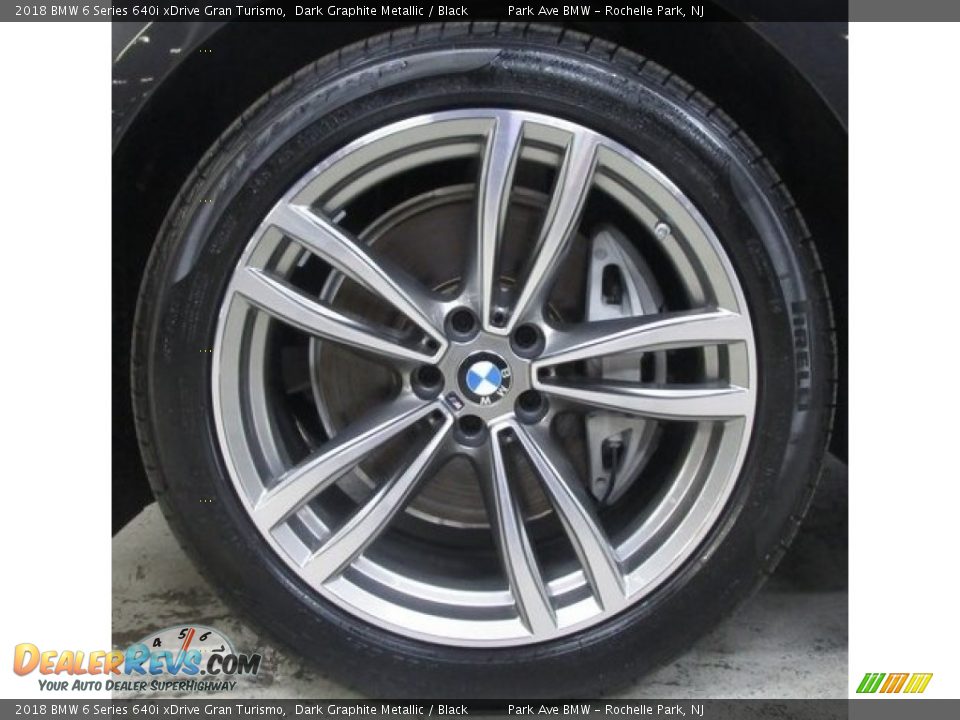 2018 BMW 6 Series 640i xDrive Gran Turismo Dark Graphite Metallic / Black Photo #28